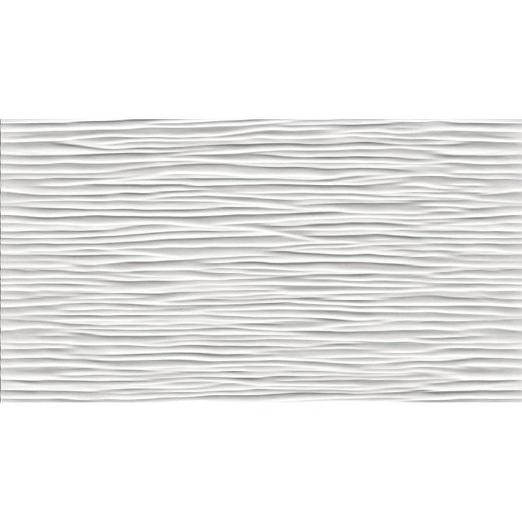Керамическая плитка Atlas Concorde 3D Wall 9D5W Wave White Matt 30.5x56