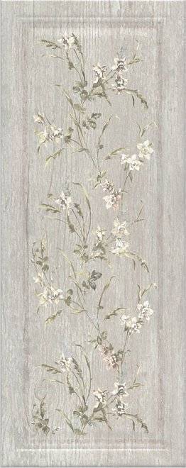 Декор Kerama Marazzi Кантри Шик 7189 серый 20x50