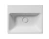 Раковина GSI Nubes 9682009 белый матовый, 50x40 фото 3