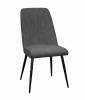 Стул Дик DikLine 325 00-00075736 Gr Graphite, ножки черные