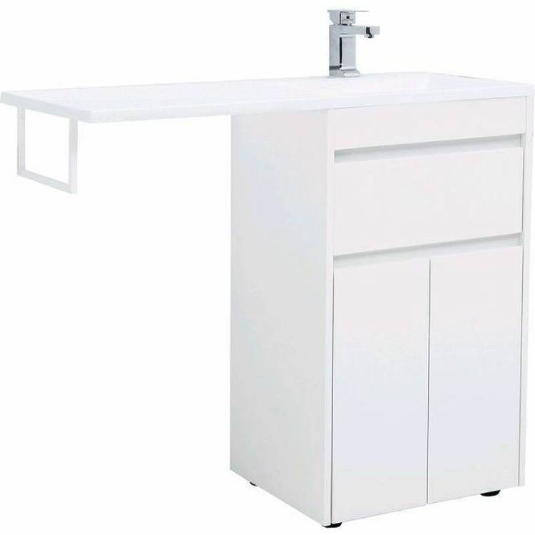 Тумба с раковиной Aquanet Токио 110 R 239207 напольная, белый