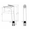 Смеситель для раковины Comforty FC074B-CGT 00-00004533 серый фото 8