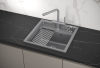 Мойка кухонная Granula Kitchen Space KS-5002 алюминиум фото 3