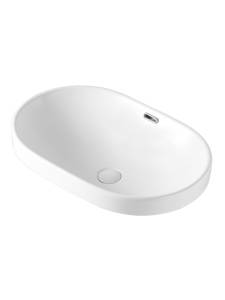 Раковина Orange B05-600W белый глянец, 60x41