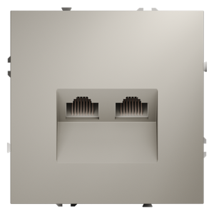 Розетка компьютерная встраиваемая Voltum S70 VLS060203