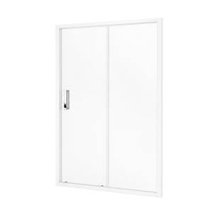 Душевая дверь в нишу Royal Bath Accord RB150HS-T профиль белый, стекло прозрачное, 150x200