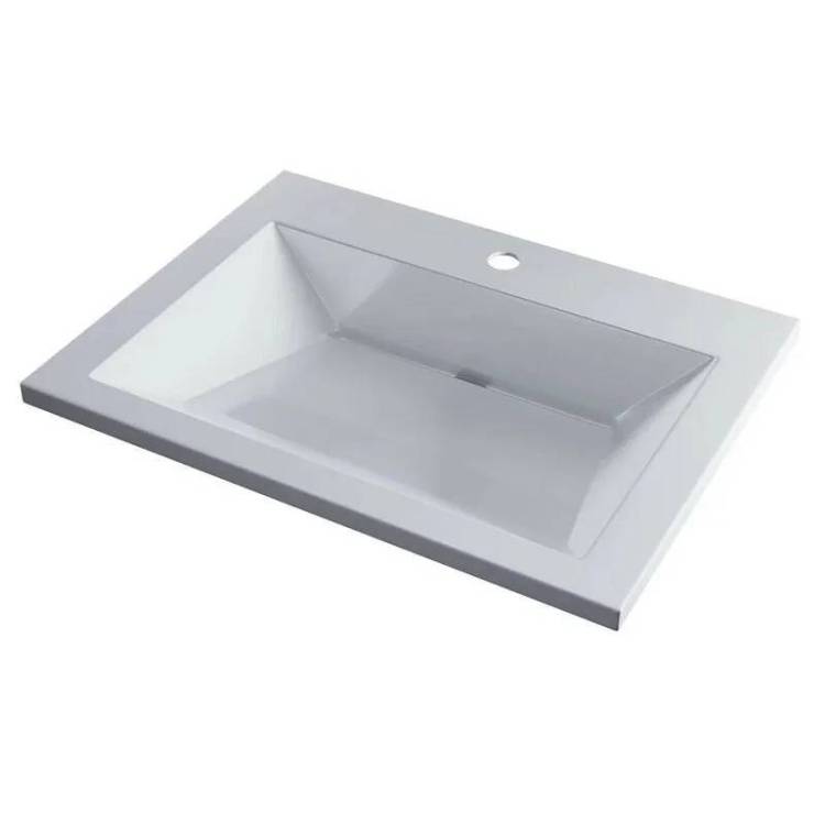 Раковина Uperwood Olivia ROlivia60wg 60 см, белая глянцевая