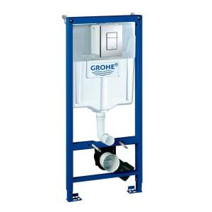 Система инсталляции для унитазов Grohe Rapid SL 38772001 3 в 1 с кнопкой смыва