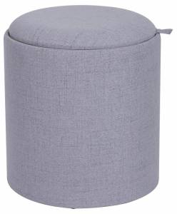 Пуф-сундук Stool Group Хюгге 19B260LS Y13-8 S рогожка серая с ящиком