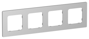 Рамка 4-постовая IEK Flite FI-M42-32-20-K47 алюминий