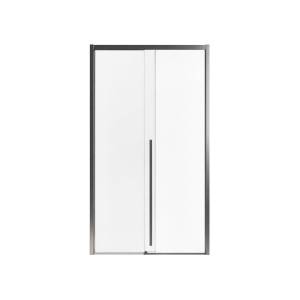 Душевая дверь в нишу Veconi Premium Trento PTD30-GR-120-01-C4 профиль брашированный графит, стекло прозрачное, 120x200