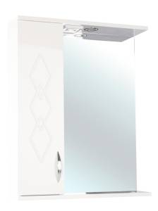 Шкаф-зеркало Bellezza Элеганс 60 L Бежевый
