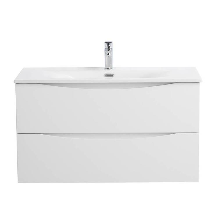 Тумба под раковину BelBagno MARINO-CER-N-900-2C-SO-BL-P Bianco Lucido, 90x50 см