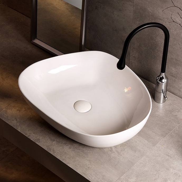 Раковина Abber Bequem AC2124 56.5 см, белая