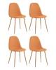 Набор из 4 стульев Stool Group Валенсия SN OS-001-V 1009-12 DUAL X4 оранжевый