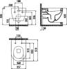 Чаша для унитаза подвесного Creavit Free FE320-34CB00E-0002 фото 2