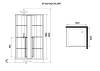 Душевая кабина Niagara Standart ST100/15QL/KL/BKT 1000х1000х2150, профиль черный матовый, левая, 3 места фото 10