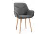 Деревянный стул Notta Флюид 360 642963 темно-серый (zd 995) / светлое дерево фото 2