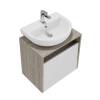Тумба под раковину Kerama Marazzi Pro PRO.60.1\WHT подвесная 1 ящик 60, белая глянцевая фото 4