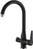 Смеситель для кухни ZorG Steel Hammer SH 910 Black Cr