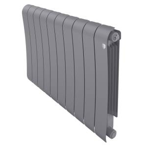 Дизайн-радиатор биметаллический Royal Thermo Infinity 500 Silver Satin - 10 секц.