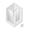 Душевое ограждение NEW TRENDY PRIME 100x70x200 D-0299A/D-0122B (хром) фото 3