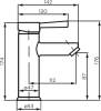 Смеситель для раковины Dorff Logic D3002100SS фото 9