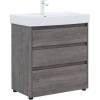 Тумба с раковиной Aquanet Nova Lite 00302473 75 дуб рошелье, 3 ящика
