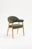 Стул Stool Group Tavu DM4774 OTE-S-355 GREEN зеленый, с деревянными ножками фото 2