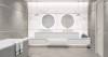 Плинтус Kerranova Marble Trend K-1006/MR/p01 Silver River 7.6x60 фото 4