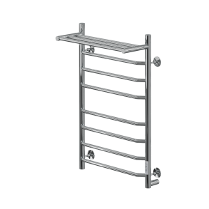 Полотенцесушитель электрический Comfysan Scola 016982 EC-8 80/50 с полкой, хром