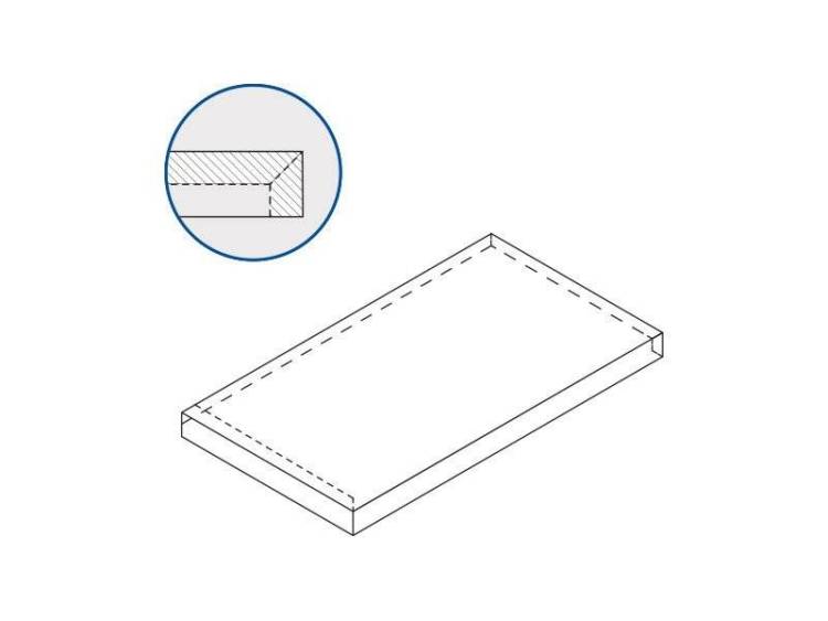 Ступень Italon Манетик X2 620070000699 Дарк Угловая Левая 33x60