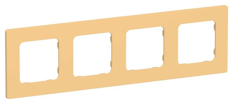 Рамка 4-постовая IEK Flite FI-M42-32-20-K90 золотарник