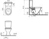 Унитаз-компакт Norm Blanc 9837B099-7201 с микролифтом фото 5