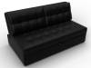 Диван прямой Лига Диванов Лига-107 (160) 134934 Черный фото 6