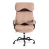 Кресло компьютерное Tetchair Duke metalBL 24987 светло-коричневый, ткань фото 5