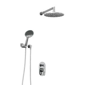 Душевой комплект Wasserkraft A16830 с верхней душевой насадкой, хром, встраиваемый, с лейкой