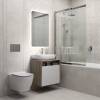 Ступень Kerama Marazzi Корредо SG173900NGTA угловая серый светлый матовый 34x34x0.8 фото 2