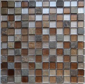 Мозаика LeeDo Naturelle 8 Alcantara Ruggine (2.3x2.3) 29.8x29.8