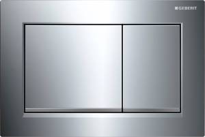 Кнопка смыва Geberit Omega 30 115.080.KH.1 хром, матовый хром