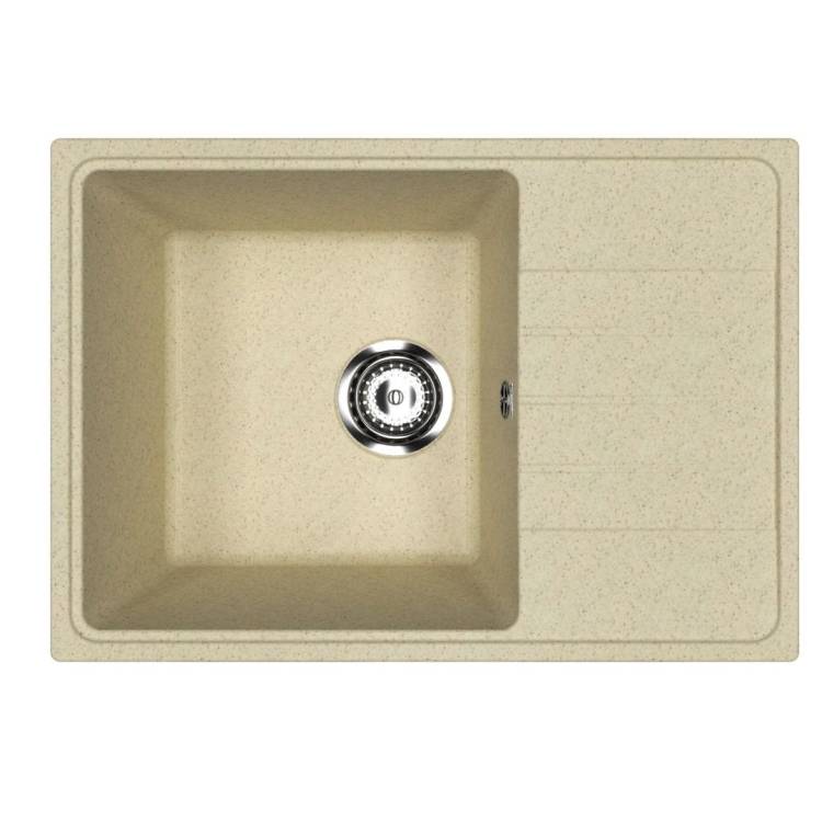 Мойка кухонная Uperwood Econ UPD-506 4910201240 бежевая матовая, 60x42