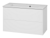 Тумба с раковиной Brevita Той УТ000025661 белая, 80 см