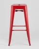 Набор из 6 барных стульев Stool Group Tolix YD-H765 LG-03 X6 красный глянцевый фото 2