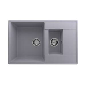 Кухонная мойка Ulgran Quartz Prima 780 1,5 K-05 бетон