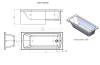 Акриловая ванна Erlit Ultra 170x70 фото 4