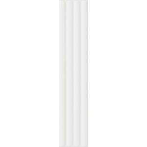 Керамическая плитка Dna Tiles Plinto Out White Matt 10.7x54.2