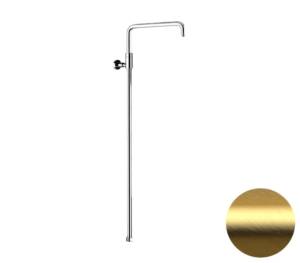 Душевая стойка Remer 330A7DCESDEVBG золото брашированное, телескопическая