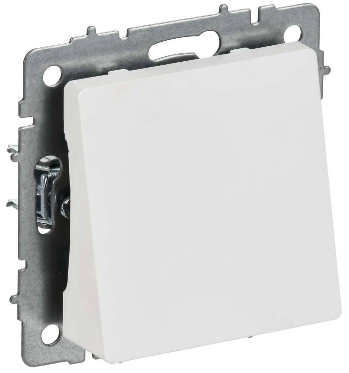 Вывод кабеля IEK Brite BR-VK10-0-K91 арктический белый