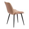 Стул Tetchair Abruzzo (mod. 8060) 19233 коричневый (HLR11)/черный 54x62x83 фото 3