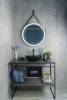 Раковина Gid Lago Nc901 52223 черная матовая, 41x34x15 фото 4